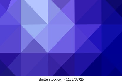 Light Purple vector blurry triangle pattern. Elegant bright polygonal illustration with gradient. Triangular pattern for your business design.