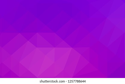 Light Purple vector blurry triangle pattern. Shining colored illustration in a Brand new style. Brand new style for your business design.