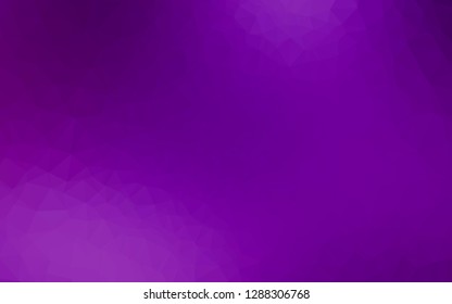 Light Purple vector blurry triangle pattern. Colorful illustration in abstract style with gradient. Elegant pattern for a brand book.