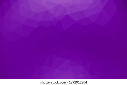 Light Purple vector blurry triangle texture. A completely new color illustration in a vague style. New texture for your design.