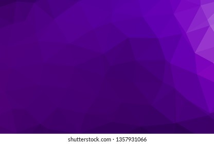 Light Purple vector blurry triangle texture. Colorful abstract illustration with gradient. Elegant pattern for a brand book.
