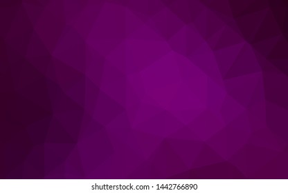 Light Purple vector blurry triangle template. An elegant bright illustration with gradient. Completely new template for your business design.
