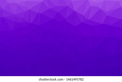 Light Purple vector blurry triangle template. An elegant bright illustration with gradient. Completely new design for your business.