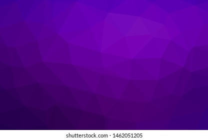 Light Purple vector blurry triangle texture. Colorful abstract illustration with gradient. Polygonal design for your web site.