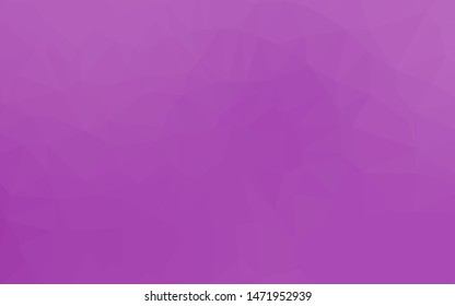 Light Purple vector blurry triangle template. A vague abstract illustration with gradient. Textured pattern for background.