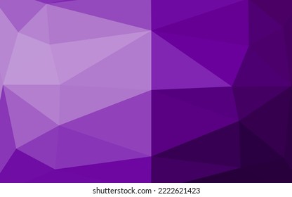 Light Purple vector blurry triangle texture. Colorful illustration in abstract style with gradient. Polygonal design for your web site.