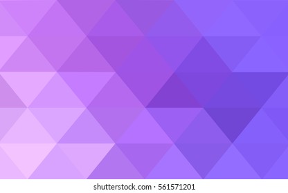 Light Purple vector blurry triangle background design. Geometric background in Origami style with gradient. 