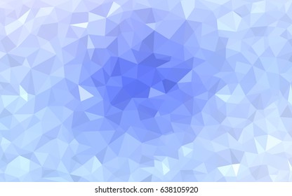 Light Purple vector blurry triangle background design. Geometric background in Origami style with gradient. 