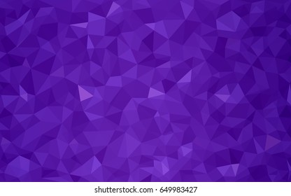 Light Purple vector blurry triangle background design. Geometric background in Origami style with gradient. 