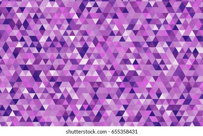 Light Purple vector blurry triangle background. Brand-new colored illustration in blurry style with gradient. The completely new template can be used for your brand book.