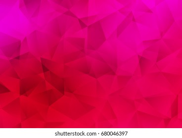Light Purple vector blurry triangle background. A vague abstract illustration with gradient. The completely new template can be used for your brand book.