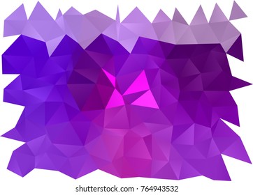 Light Purple vector blurry triangle pattern. Brand-new colored illustration in blurry style with gradient. The elegant pattern can be used as part of a brand book.