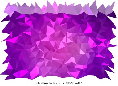 Light Purple vector blurry triangle pattern. Glitter abstract illustration with an elegant design. The completely new template can be used for your brand book.