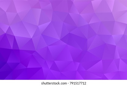 Light Purple vector blurry triangle background. Shining colored illustration in a brand-new style. The textured pattern can be used for background.