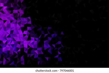 Light Purple vector blurry triangle background. Shining colored illustration in a brand-new style. The template can be used as a background for cell phones.