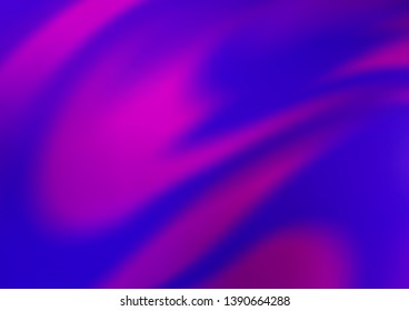 Light Purple vector bokeh pattern. Colorful illustration in blurry style with gradient. A new texture for your design.