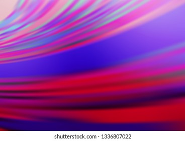 Light Purple vector bokeh template. Creative illustration in halftone style with gradient. A completely new template for your design.