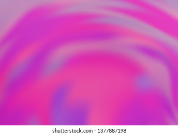 Light Purple vector bokeh template. Colorful illustration in blurry style with gradient. A completely new template for your design.