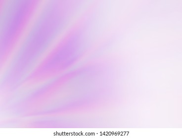 Light Purple vector bokeh template. Colorful illustration in abstract style with gradient. The best blurred design for your business.