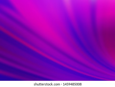 Light Purple vector bokeh template. Modern geometrical abstract illustration with gradient. Brand new style for your business design.