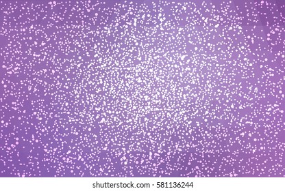 Light Purple vector christmas polygon background. Low poly Illustration consisting of triangles with snowflakes. Texture background of New Year celebration.