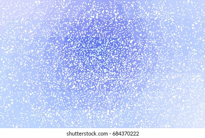 Light Purple vector christmas polygon background. Low poly Illustration consisting of triangles with snowflakes. Texture background of New Year celebration.