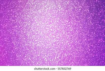 Light Purple vector christmas postcard low polygon background. Illustration consisting of triangles. Abstract triangular polygonal origami or crystal design of New Year celebration.