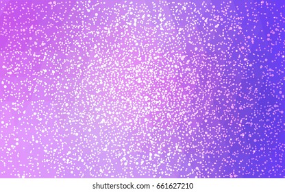 Light Purple vector christmas postcard low polygon background. Illustration consisting of triangles. Abstract triangular polygonal origami or crystal design of New Year celebration.
