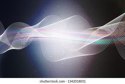 Light Purple vector colorful abstract background. Colorful illustration in abstract style with gradient. Completely new design for your business.