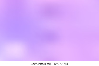 Light Purple vector colorful blur background. Colorful illustration in abstract style with gradient. Smart design for your work.