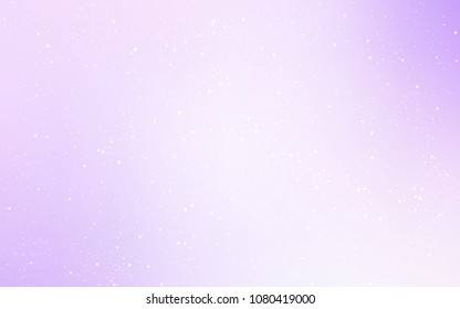 Light Purple vector cover with astronomical stars. Shining illustration with sky stars on abstract template. Best design for your ad, poster, banner.