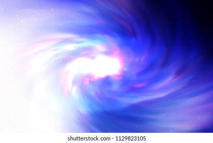 Light Purple vector cover with astronomical stars. Modern abstract illustration with Big Dipper stars. Best design for your ad, poster, banner.