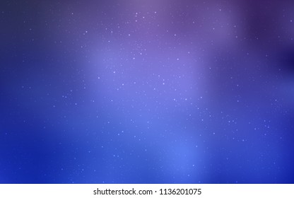 Light Purple vector cover with astronomical stars. Modern abstract illustration with Big Dipper stars. Pattern for astronomy websites.