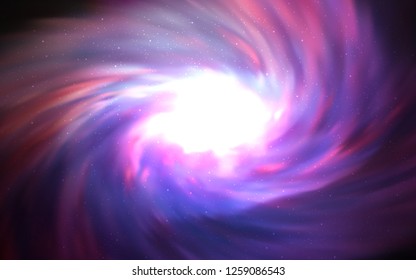 Light Purple vector cover with astronomical stars. Space stars on blurred abstract background with gradient. Pattern for astrology websites.