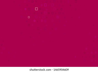 Light Purple vector cover with circles, cubes. Abstract backdrop with colorful circles, rectangles. Design for business adverts.