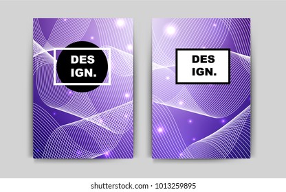 Light Purple vector cover for Envelopes. Blurred decorative design in abstract style with textbox. Pattern can be used as a template for calendars.