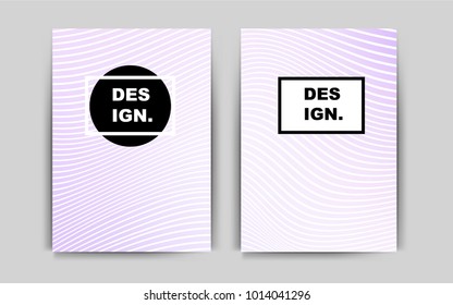 Light Purple vector cover for Envelopes. Booklet with textbox on colorful abstract background. Beautiful design for cover of notepads.
