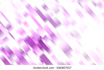 Light Purple vector cover with long lines. Decorative shining illustration with lines on abstract template. The pattern can be used for busines ad, booklets, leaflets