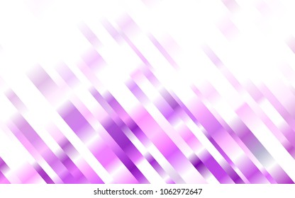 Light Purple vector cover with long lines. Lines on blurred abstract background with gradient. The pattern can be used for websites.