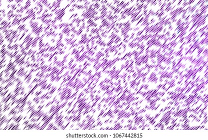 Light Purple vector cover with long lines. Lines on blurred abstract background with gradient. Smart design for your business advert.