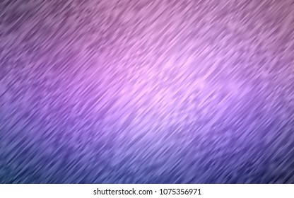 Light Purple vector cover with long lines. Modern geometrical abstract illustration with staves. Best design for your ad, poster, banner.