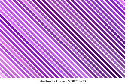 Light Purple vector cover with long lines. Decorative shining illustration with lines on abstract template. Smart design for your business advert.