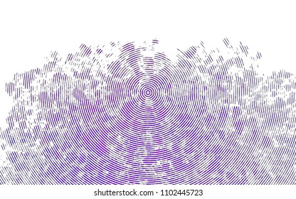 Light Purple vector cover with long lines. Modern geometrical abstract illustration with staves. Smart design for your business advert.