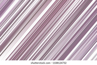 Light Purple vector cover with long lines. Shining colored illustration with narrow lines. Best design for your ad, poster, banner.