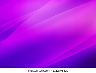 Light Purple vector cover with long lines. Modern geometrical abstract illustration with staves. Best design for your ad, poster, banner.