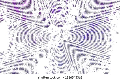 Light Purple vector cover with long radial lines. Shining colored illustration with narrow lines. The template can be used as a background.