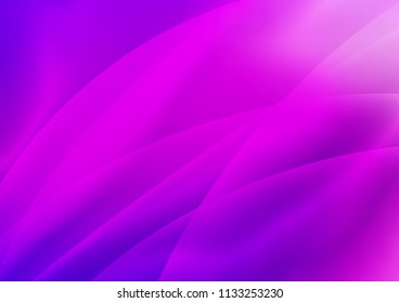 Light Purple vector cover with long lines. Lines on blurred abstract background with gradient. The pattern can be used for busines ad, booklets, leaflets