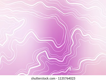 Light Purple vector cover with long lines. Blurred decorative design in simple style with lines. The pattern can be used for busines ad, booklets, leaflets