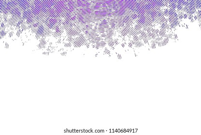 Light Purple vector cover with long lines. Glitter abstract illustration with colored sticks. The template can be used as a background.