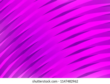 Light Purple vector cover with long lines. Modern geometrical abstract illustration with staves. The pattern can be used as ads, poster, banner for commercial.